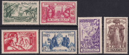 French Sudan 1937 Sc 106-11 Soudan Yt 93-8 Set MLH* - Neufs