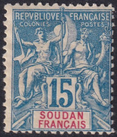 French Sudan 1894 Sc 9 Soudan Yt 8 MH* - Neufs