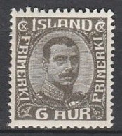 Iceland      .       Yvert    .      86     .     *      .      Mint-hinged - Unused Stamps