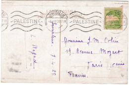 Carte De Palestine Pour Paris - Palestine