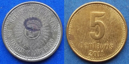 ARGENTINA - 5 Centavos 2011 KM# 109b Monetary Reform (1992) - Edelweiss Coins - Argentine