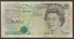 Billet De Grande Bretagne 1990 ( 5 Pounds ) - 5 Pounds
