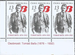 ** 878 Czech Republic Tomas Bata Anniversary 2016 - Unused Stamps