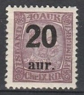 Iceland      .       Yvert    .      102     .     *      .      Mint-hinged - Nuevos