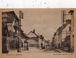 BLANGY-SUR-BRESLE GRANDE-RUE DETRUITE EN 1940 - Blangy-sur-Bresle