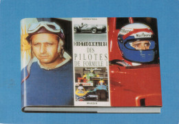 Carte Publicitaire Livre La Bible Des Pilotes De Formule Formula 1 1950 -1990 - Grand Prix / F1