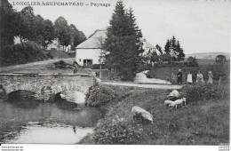 Julot1939 .... LONGLIER ..-- Paysage CHAMPETRE . Cochons !!       La VIERRE . - Neufchateau