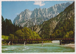 AK 200064 AUSTRIA - Gesäuse - Neuer Johnsbachsteg Gegen Die Hochtorgruppe - Gesäuse