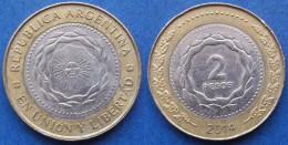 ARGENTINA - 2 Pesos 2014 KM# 165 Monetary Reform (1992) - Edelweiss Coins - Argentine