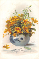 CPR LITHO  ART NOUVEAU FLEURS FLOWERS ILLUSTRATEUR C. KLEIN - - Flowers