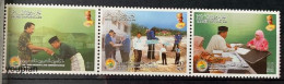 Brunei 2010, 100th Anniversary Of Agriculture Law An 50tl Anniversary Of Cadastral Office, MNH Stamps Strip - Brunei (1984-...)