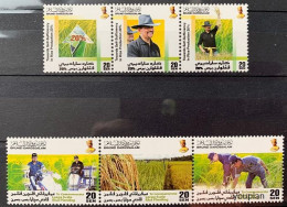 Brunei 2011, Rice Production, Two MNH Stamps Strip - Brunei (1984-...)