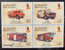Brunei 2020, Firefighter Vehicles, MNH S/S - Brunei (1984-...)