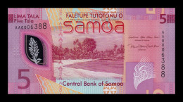 Samoa 5 Tala 2023 (2024) Pick 47 New Polymer Sc Unc - Samoa