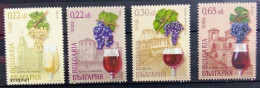 Bulgaria 2001, Bulgarian Wine, MNH Stamps Set - Ongebruikt