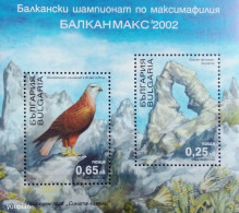 Bulgaria 2002, Eagle And Rock Formation, MNH S/S - Unused Stamps