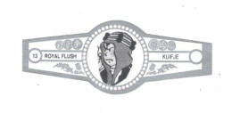 13) Bague De Cigare Série Tintin Blanche Grise Royal Flush Kuifje Abdallah En Superbe.Etat - Advertentie