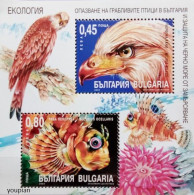 Bulgaria 2004, Ecology - Eagle And Fish, MNH S/S - Ungebraucht