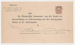 Em. 1891 - Drukwerkwikkel / Omslag Arnhem - Heteren 1894 - Cartas & Documentos