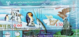 Bulgaria 2009, International Campain For Polar And Glaciers Protection, MNH S/S - Nuevos