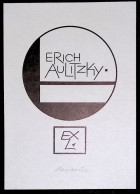 EX LIBRIS ROLAND ROVEDA Per ERICH AULITZKY L27b-F01 #3 - Ex-libris