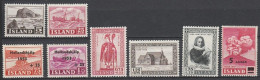 Iceland      .       Yvert    .     8 Stamps       .     **      .      MNH - Neufs