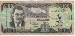 JAMAICA  100 Dollars  P90   Dated 06.08.2012   " Commemorative Golden Jubilee Of Jamaica, 1962-2012 " - Jamaique