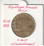 GETTONE-PRECURSORI EURO- 1 FRANCIA (MDG15.1 - Essais Privés / Non-officiels