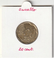 GETTONE-PRECURSORI EURO-  20 C. SASSELLO (MDG13.1 - Private Proofs / Unofficial