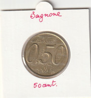 GETTONE-PRECURSORI EURO-  50 C BAGNONE (MDG13.9 - Private Proofs / Unofficial