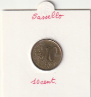 GETTONE-PRECURSORI EURO-  10 C. SASSELLO (MDG13.2 - Private Proofs / Unofficial