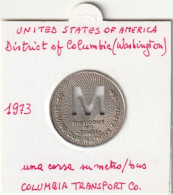 GETTONE USA COLUMBIA WASHINGTON METRO (MDG7.1 - Sonstige & Ohne Zuordnung