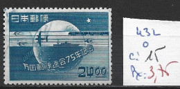 JAPON 432 Oblitéré Côte 15 € - Used Stamps