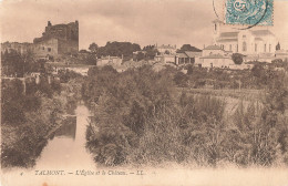 85 Talmont église Et Le Chateau CPA - Talmont Saint Hilaire