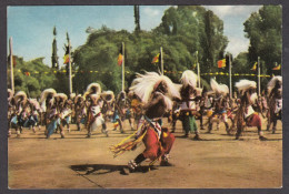 114602/ CONGO, Voyage Du Roi Baudouin, 1955, Danses Exécutées à Nyanza, Ed. Chocolat Côte D'Or  - Congo Belge