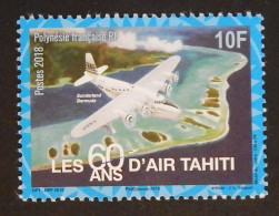 POLYNESIE FRANCAISE  YT 1176 NEUF**MNH "LES 60 ANS D'AIR HAITI" ANNÉE 2018 - Nuovi