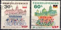 TCHECOSLOVAQUIE - 30e Anniversaire De La Course De La Paix - Used Stamps