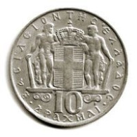 GRECE / 10 DRACHMES  1968 / ETAT SUPERBE - Grèce