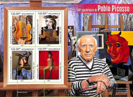 A9116 - Mozambique - ERROR MISPERF Stamp Sheet - 2021  - ART, Pablo Picasso - Picasso