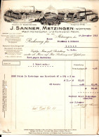 J. Sanner, Metzingen. Mech. Korkstopfen Und Korkwaren Fabrik. Für Firma Trenkamp & Bohmann, Korkfabrick, Lohne. 1930. - 1900 – 1949