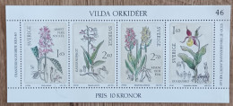 Suède - BF YT N°10 - Flore / Orchidées Sauvages - 1982 - Neuf - Blokken & Velletjes