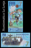 Fiji 7 Dollars Commemorative 2017 Pick 120 Sc Unc - Fiji