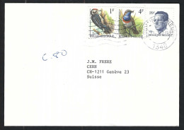 BELGIQUE Ca.1992: CP Pour Genève (Suisse) - Storia Postale