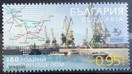 Bulgaria 2018, 180 Years Danube Port, MNH Single Stamp - Unused Stamps