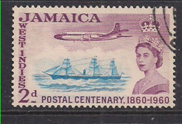 Jamaica 1960 QE2 2d Cent Postage Used SG 178 ( L975 ) - Jamaica (1962-...)