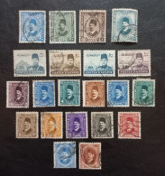 Egypt Used Stamps King Fuad 1927-1946 - Oblitérés