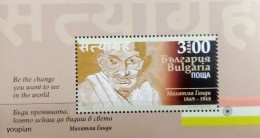 Bulgaria 2020, 150th Anniversary Of The Birth Of Mahatma Gandhi, MNH S/S - Unused Stamps