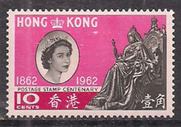 Hong Kong 1962 QE2 10c Postage Cent. SG 193 MLH ( H269 ) - Ungebraucht