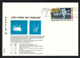 ETATS UNIS Ca.1970: FDC "Wir Haben Ein Problem" De Apollo 13 - 1961-1970