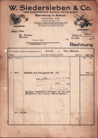 W. Siedersleben & Co. Bernburg In Anhalt "Saxonia".  Für Frau Ww. Niemann, Bäuerin. 1942. - 1900 – 1949